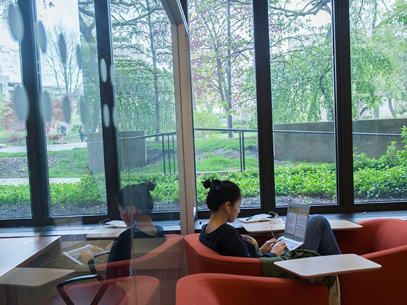 Perfect study spot at University Library